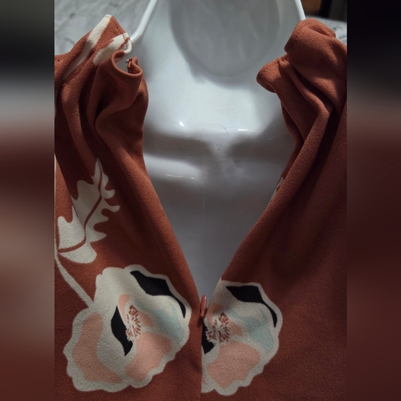 Ann Taylor Ruffle Neck Blouse - Picture 4 of 5